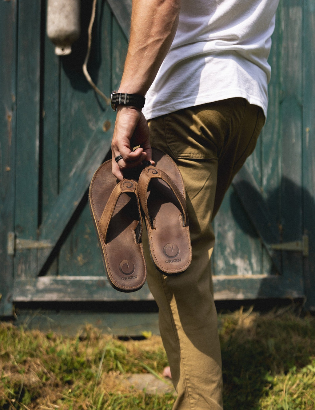 Origin® Built By FreedomTM Flop Leather Sandal