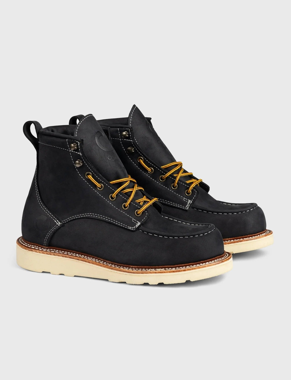 MAINE MOC TOE BOOT - NATURAL WEDGE SOLE - GRADED QUALITY