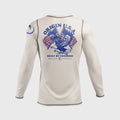 VINTAGE AMERICANA LS COMPRESSION FIT RASHGUARD