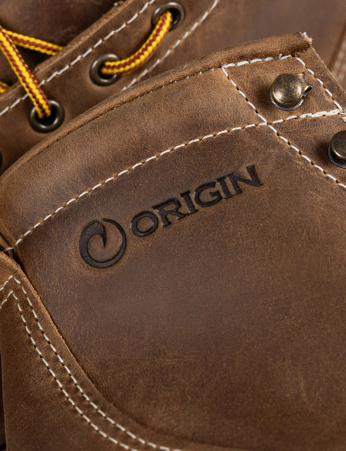 THE WILTON 6" STEEL TOE WORK BOOT - NATURAL WEDGE SOLE