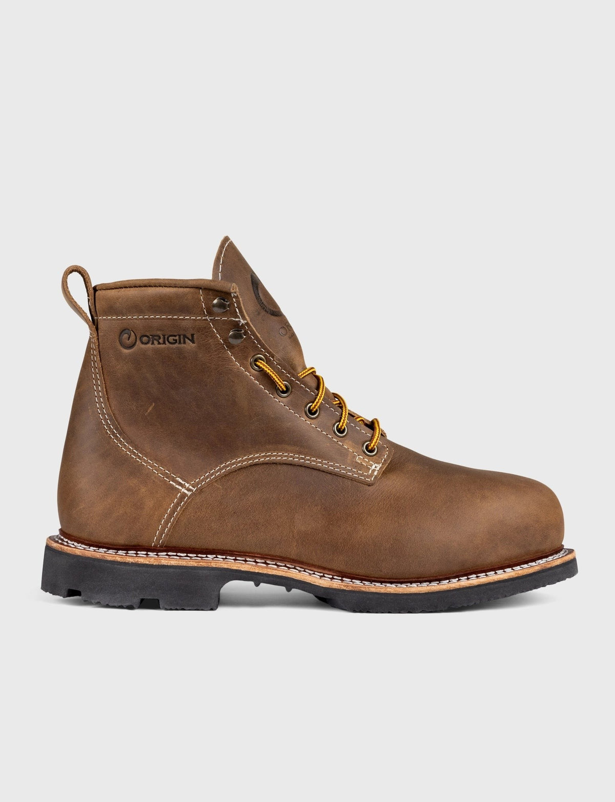 THE WILTON 6" STEEL TOE WORK BOOT - ALPHA
