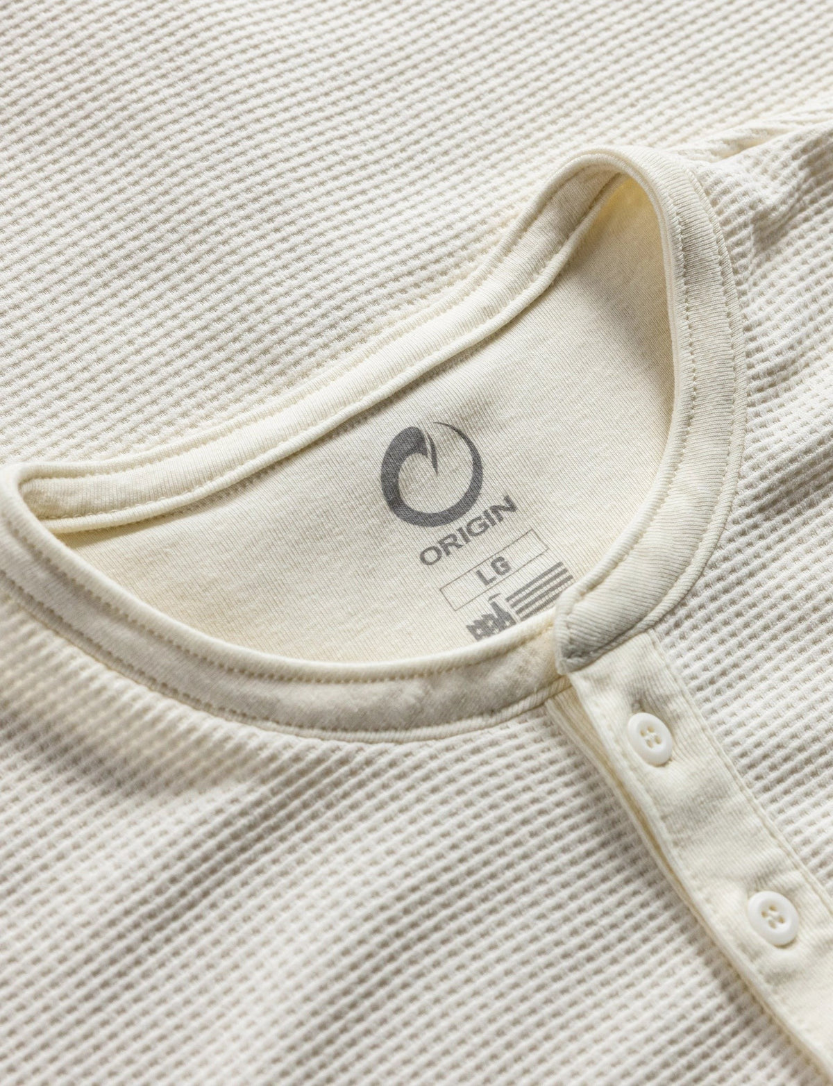 CORETM Waffle Knit Henley