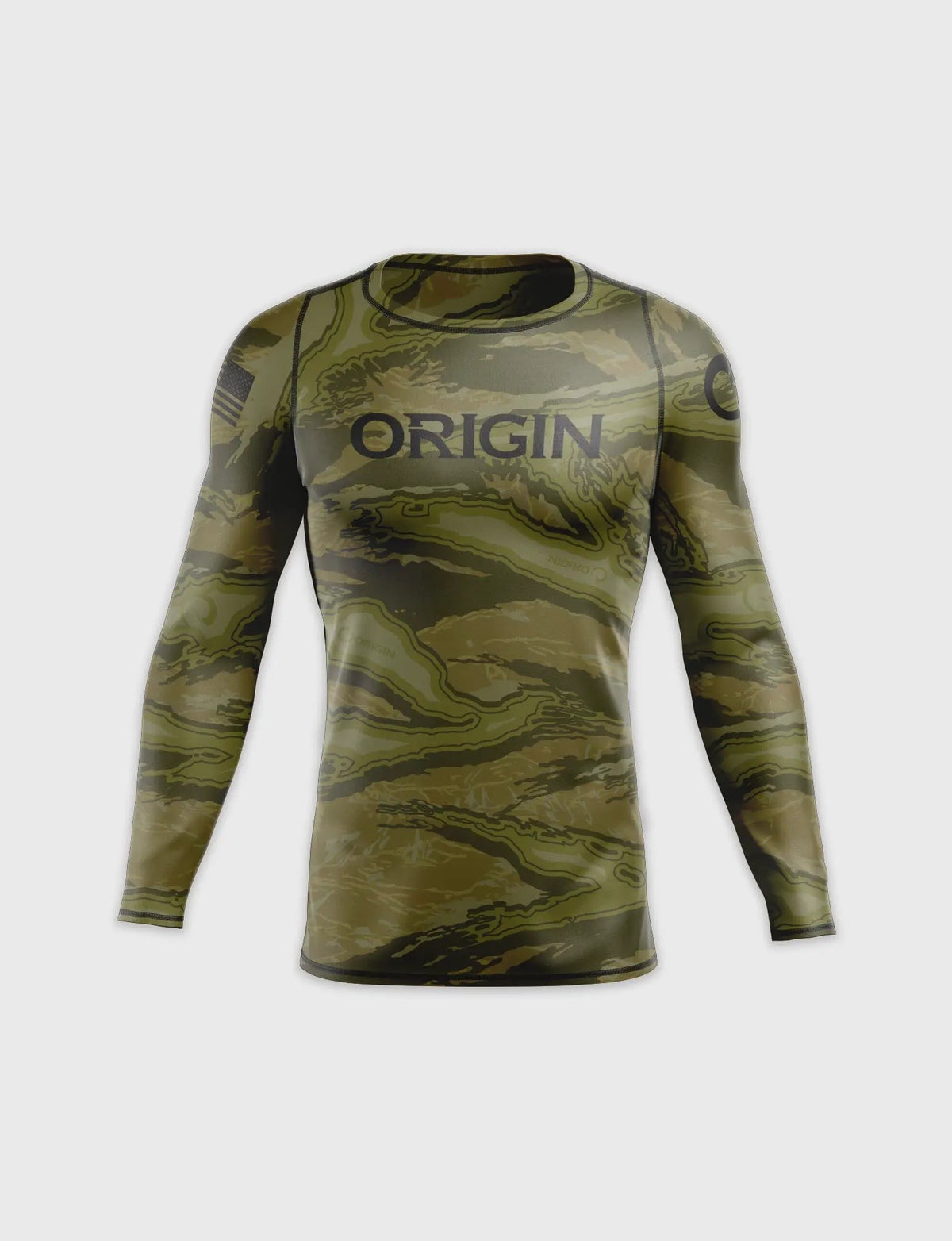RAPTOR CAMO COMPRESSION FIT RASHGUARD LS