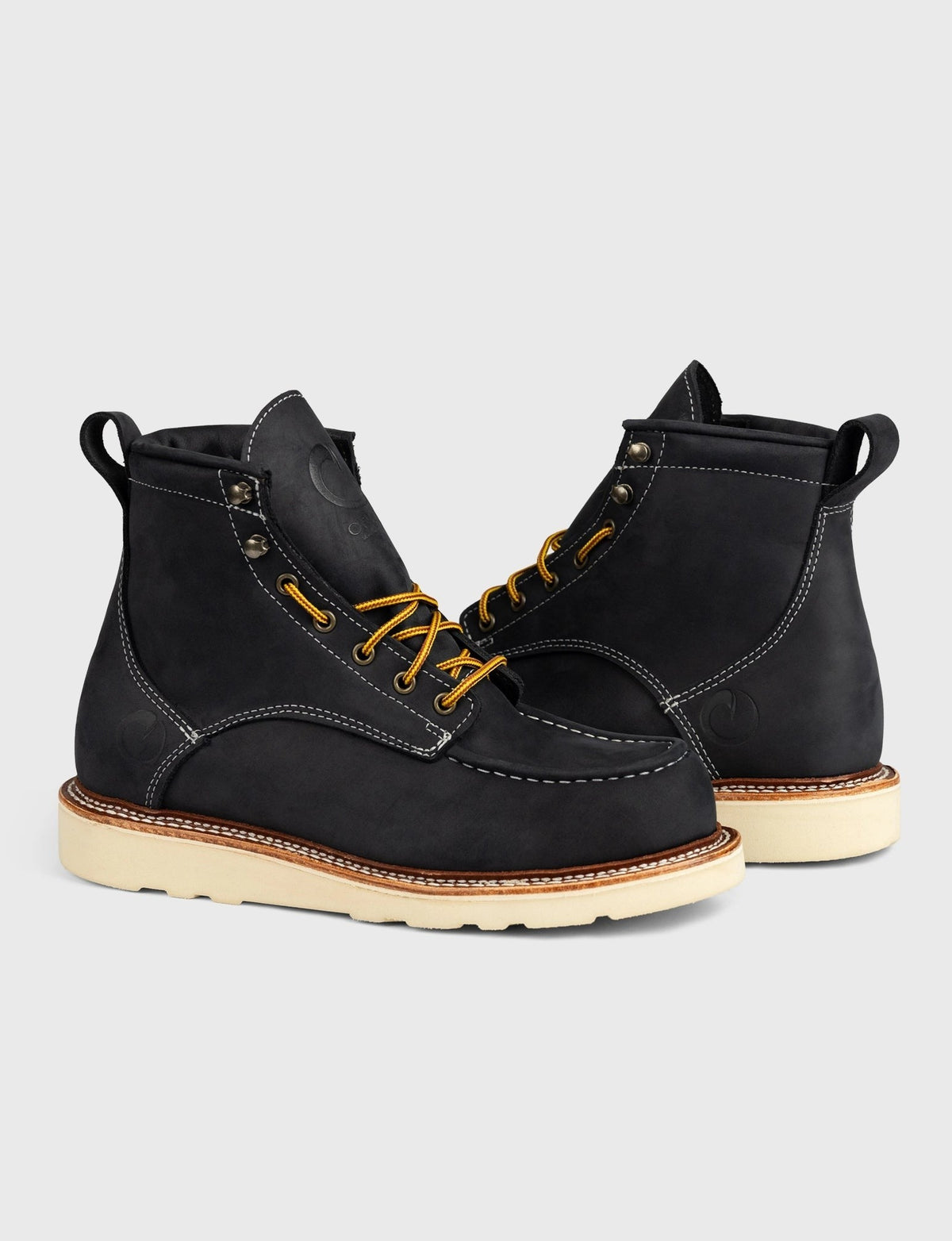 MAINE MOC TOE BOOT - NATURAL WEDGE SOLE