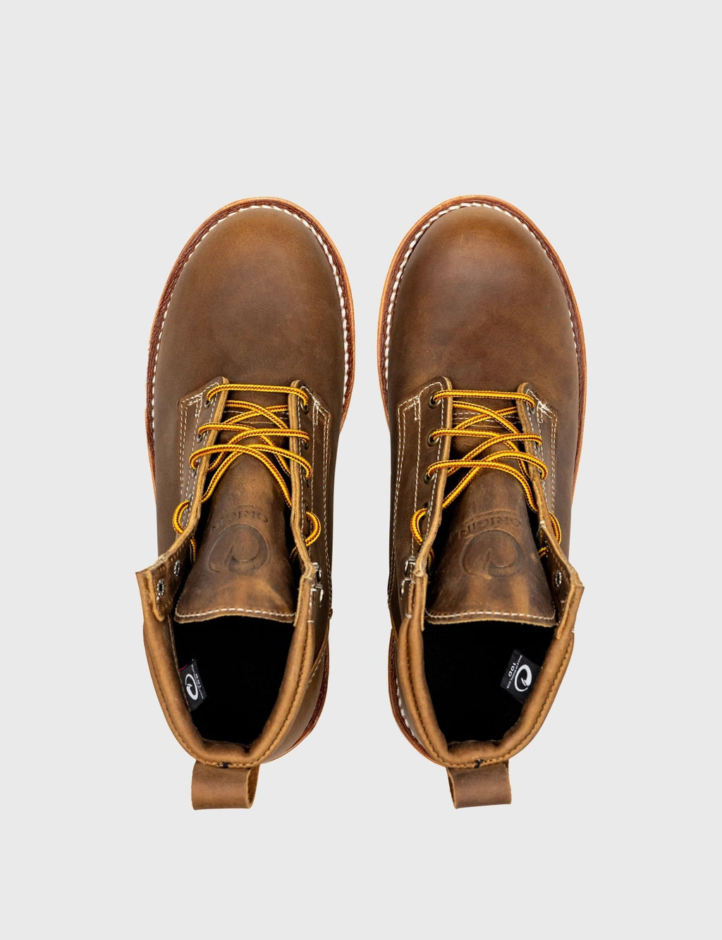 THE WILTON 6" WORK BOOT - NATURAL WEDGE SOLE