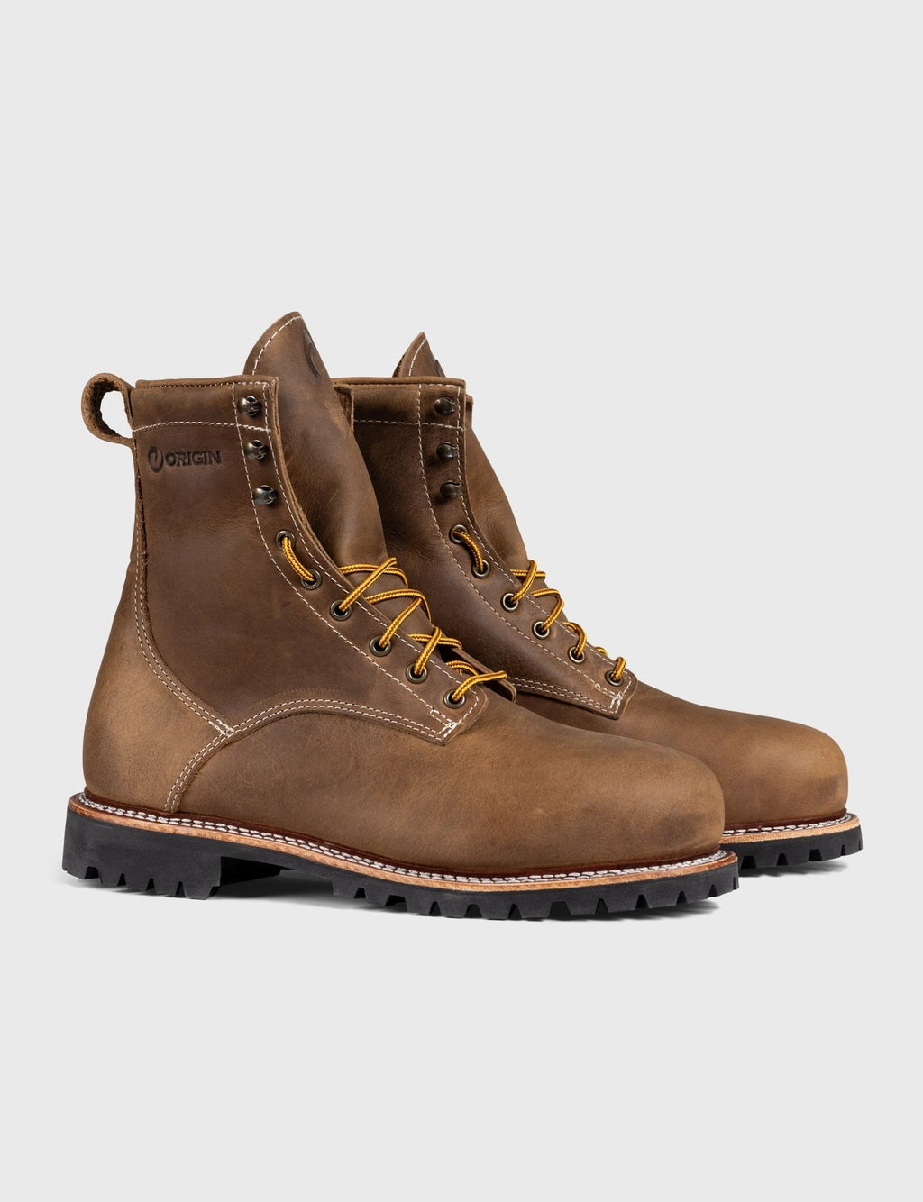 THE WILTON 8" STEEL TOE WORK BOOT - BIG LUG