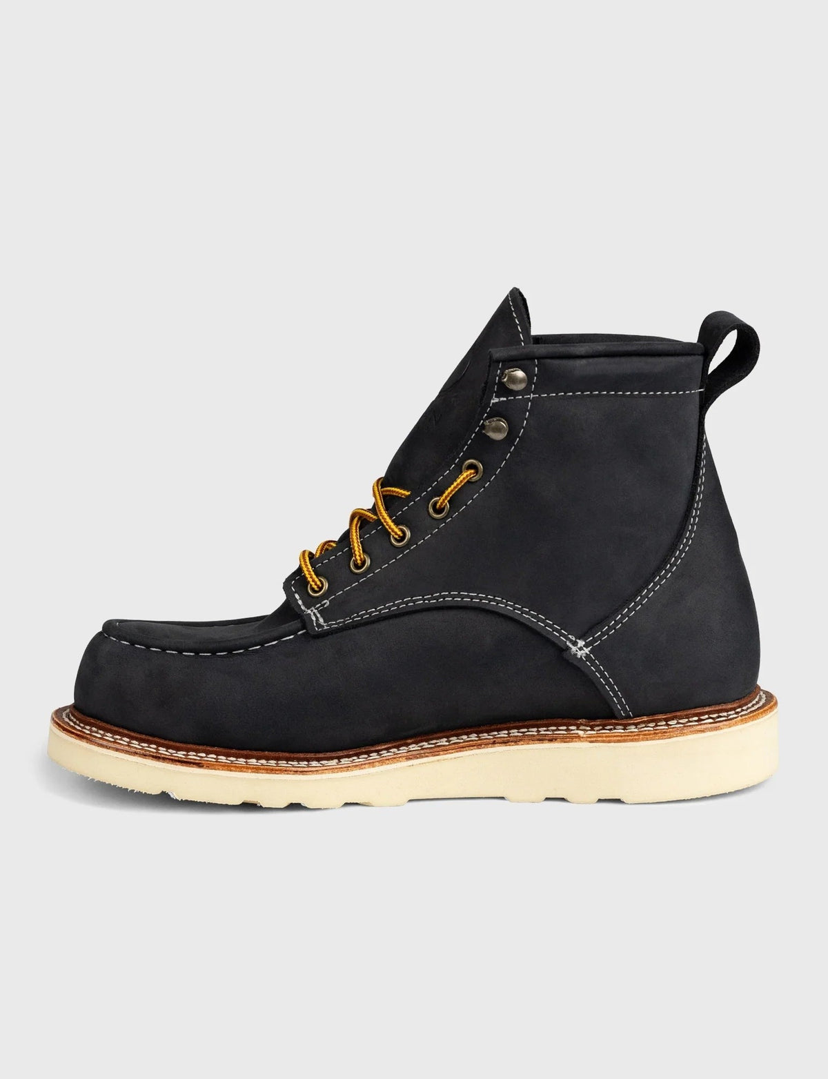 MAINE MOC TOE BOOT - NATURAL WEDGE SOLE - GRADED QUALITY