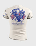 VINTAGE AMERICANA SS COMPRESSION FIT RASHGUARD