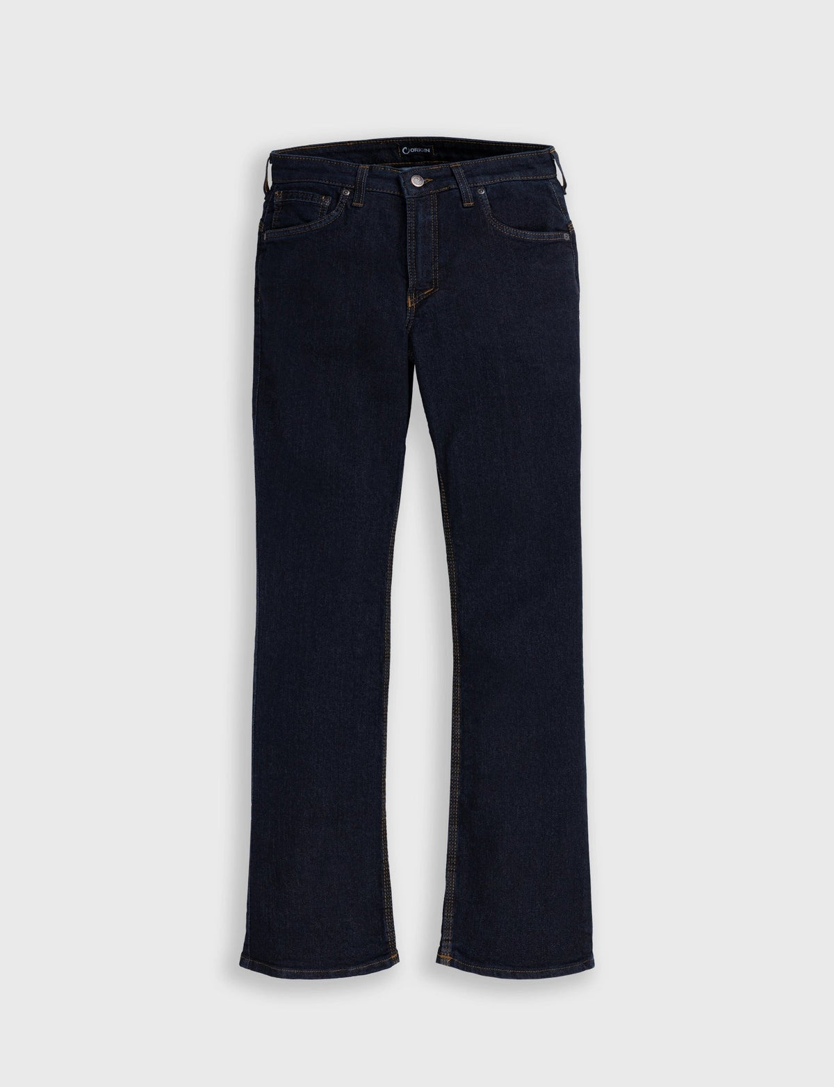 Women's Mid Rise Boot Cut Delta Flex Denim Jean