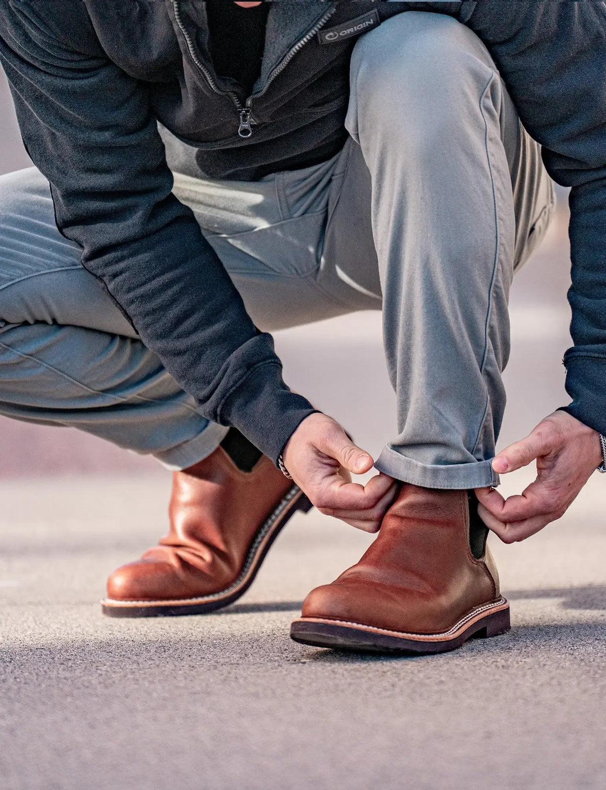 The Statesman Chelsea Boot by Origin® - Oxford