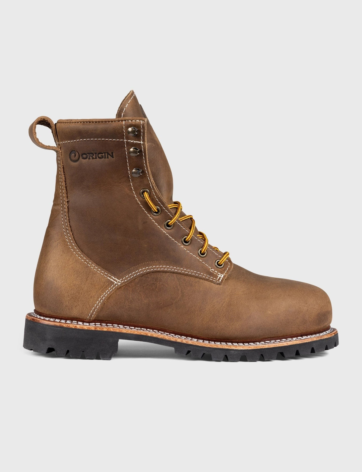 THE WILTON 8" STEEL TOE WORK BOOT - BIG LUG