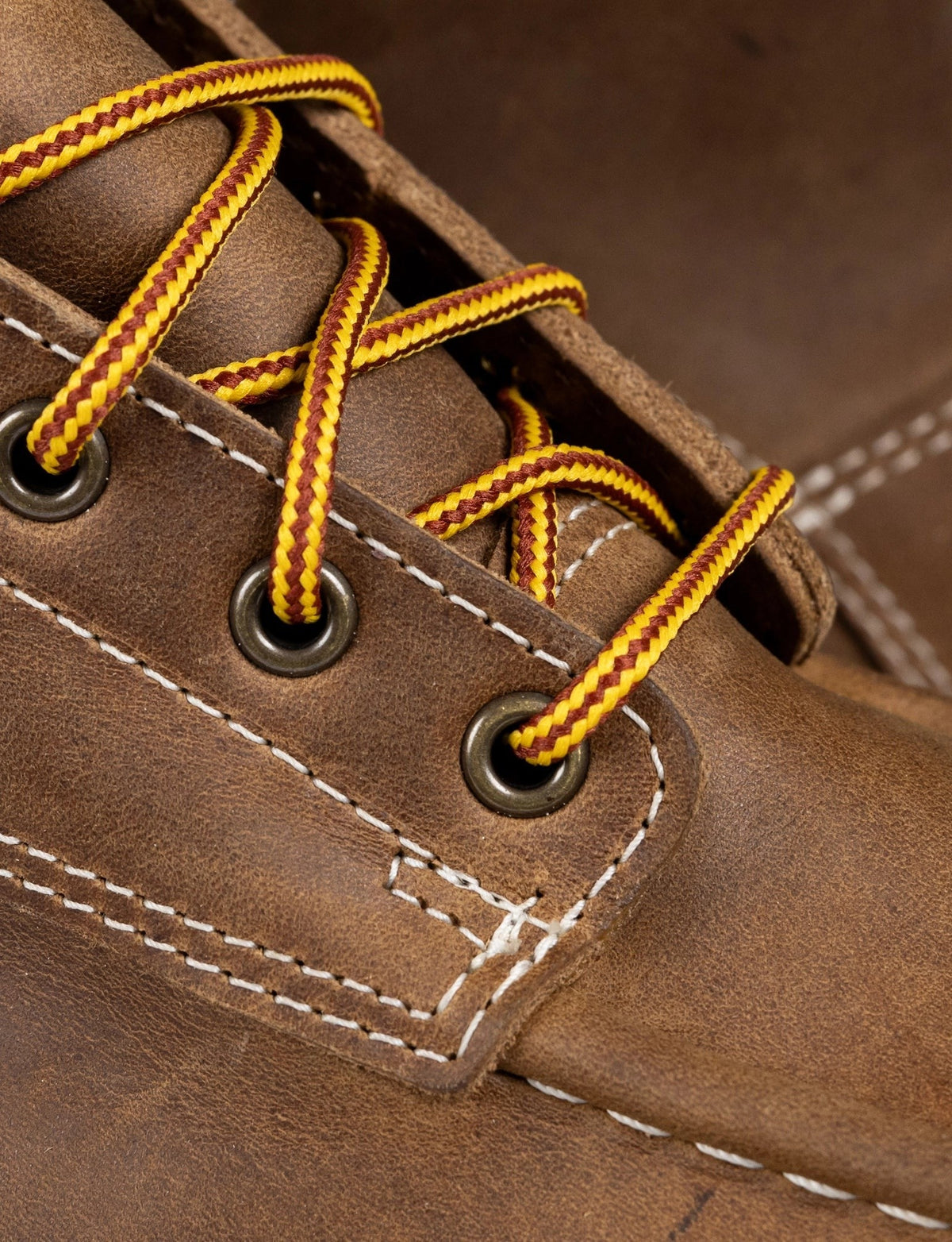MAINE MOC STEEL TOE BOOT 6" - NATURAL WEDGE SOLE