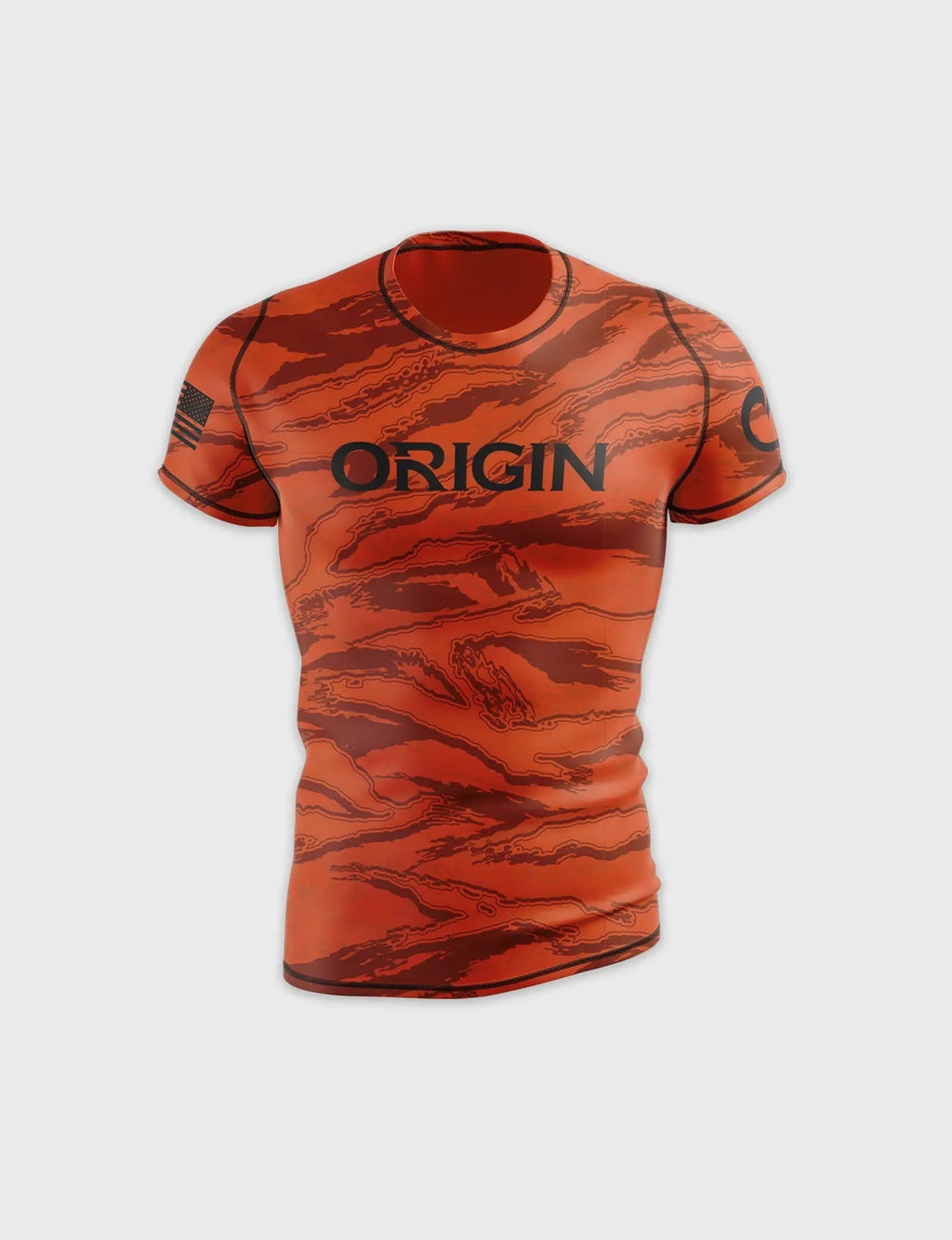 RAPTOR CAMO COMFORT FIT RASHGUARD SS