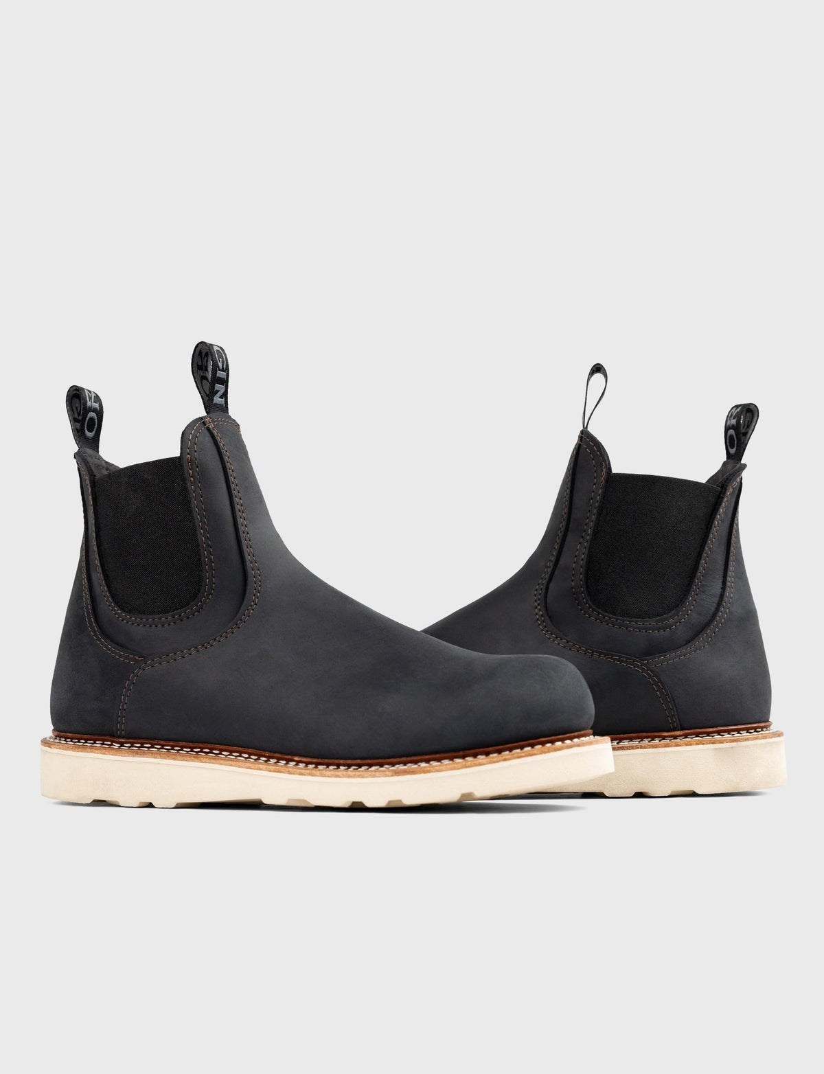 IRONSIDE CHELSEA STEEL TOE NATURAL WEDGE SOLE