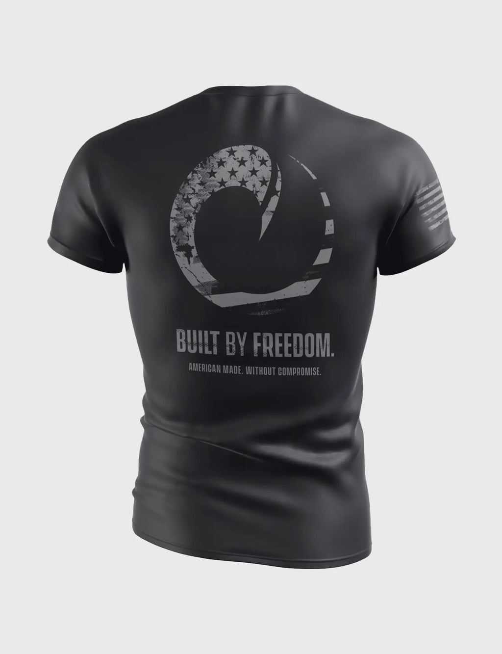 ORIGIN® FLAG-FILLED WAVE - COMFORT FIT SS RASHGUARD