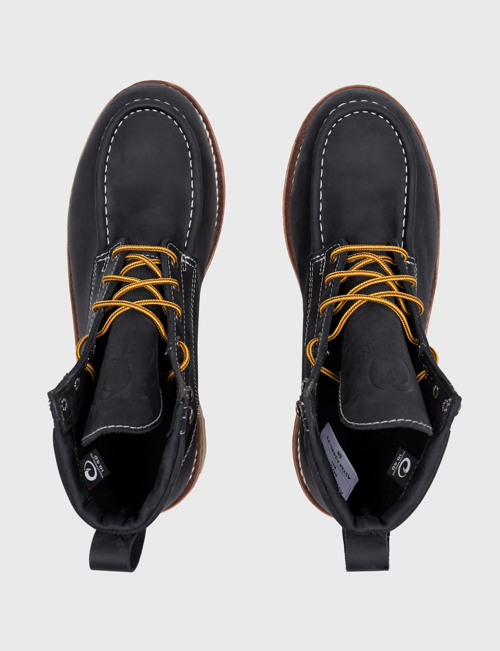 MAINE MOC STEEL TOE BOOT 6" - NATURAL WEDGE SOLE