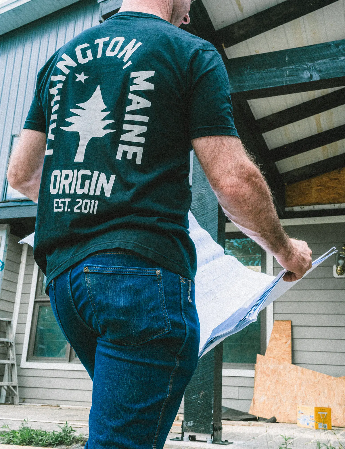 ORIGIN® CORE Tee - MAINE FLAG GRAPHIC