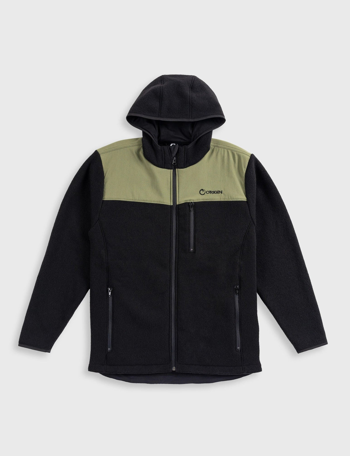 ORIGIN STEALTH WOOL® HOODED JACKET SOLID