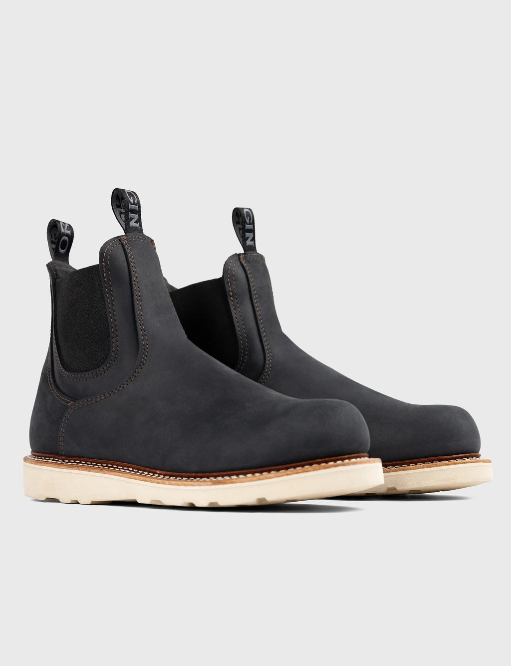 IRONSIDE CHELSEA STEEL TOE NATURAL WEDGE SOLE