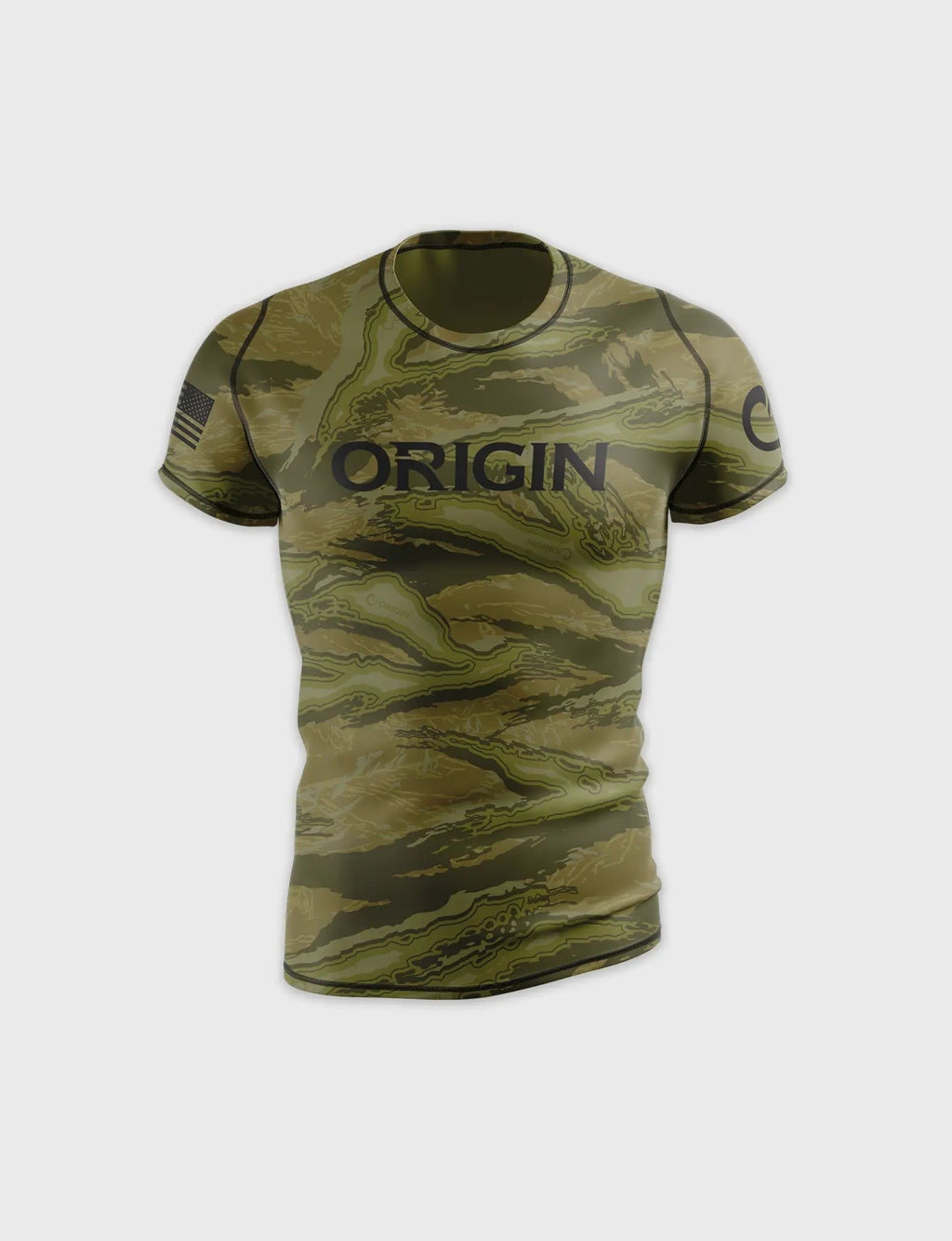RAPTOR CAMO COMFORT FIT RASHGUARD SS