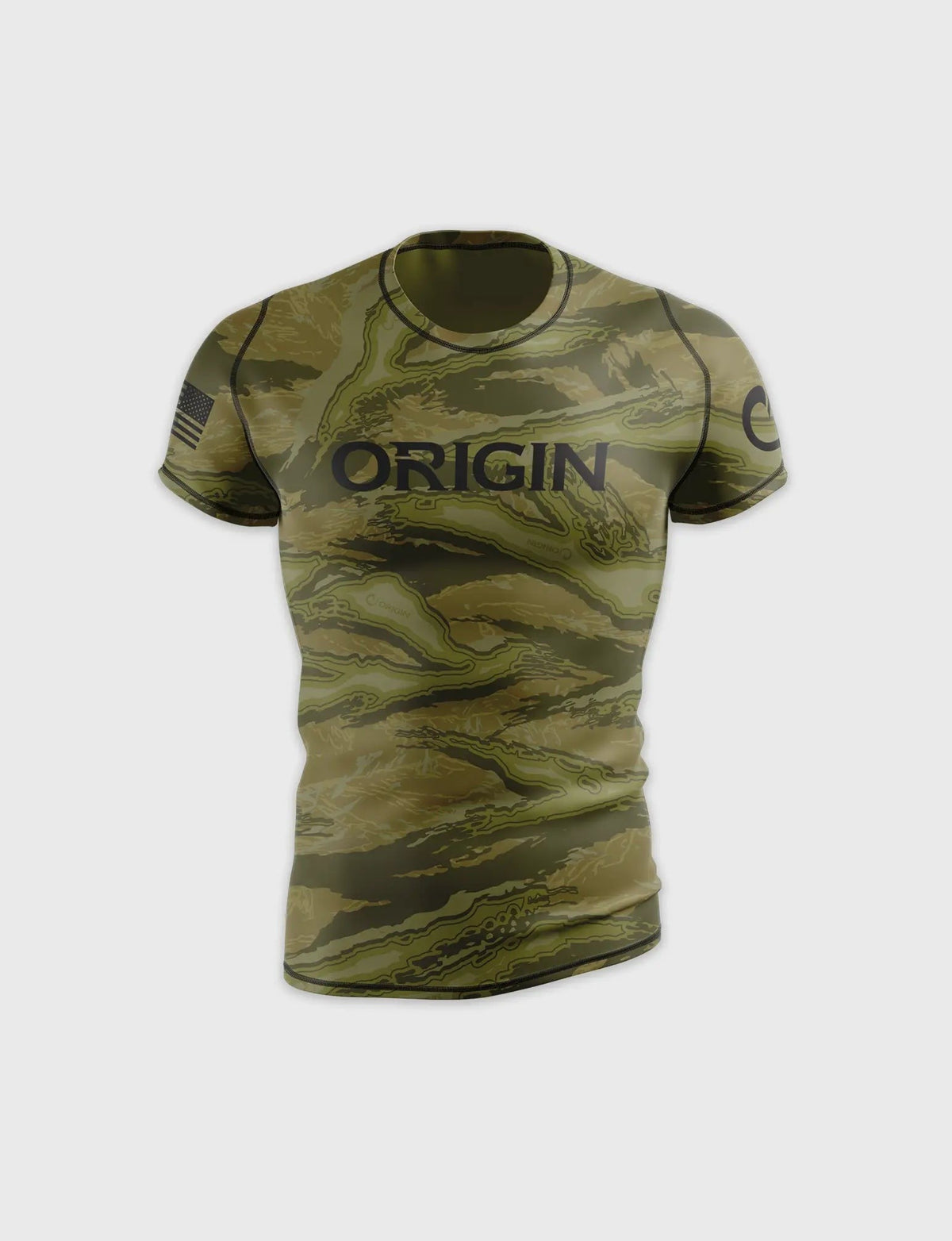 RAPTOR CAMO COMFORT FIT RASHGUARD SS