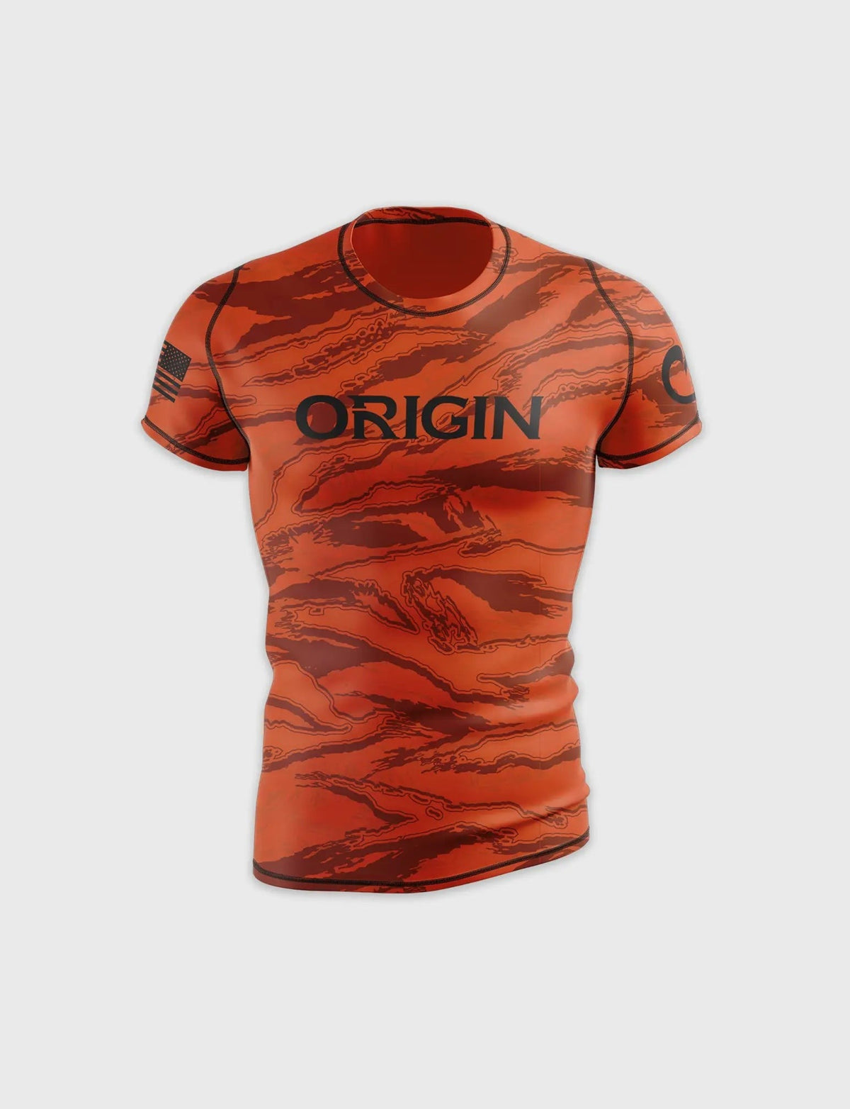 RAPTOR CAMO COMFORT FIT RASHGUARD SS